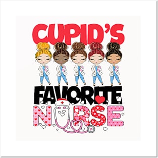 Cupid_s Favorite Nurse Valentines Day Nurse Nusing Posters and Art